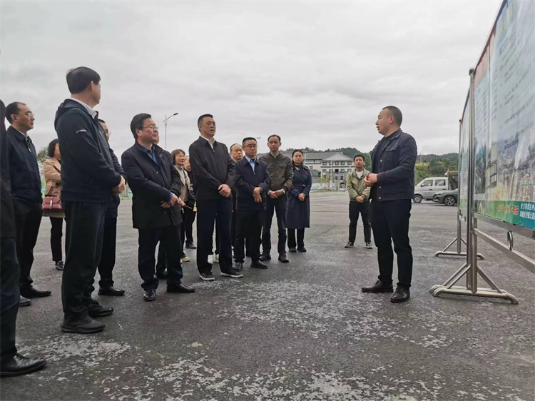 自貢市人大常委會(huì)副主任、民建自貢市委主委王孝謙一行考察四川供銷西南冷鏈物流基地